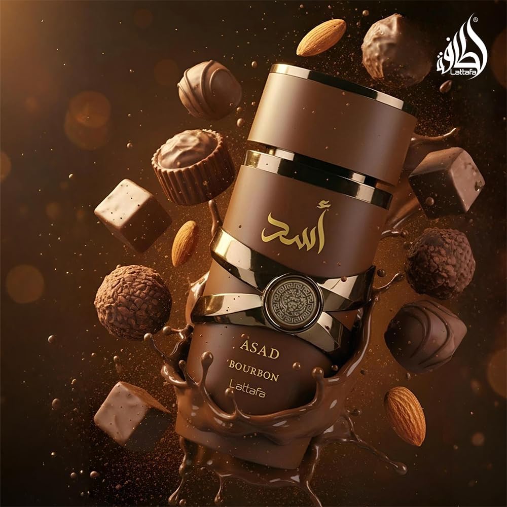 Amazon.com : Lattafa Asad Bourbon for Unisex Eau de Parfum Spray